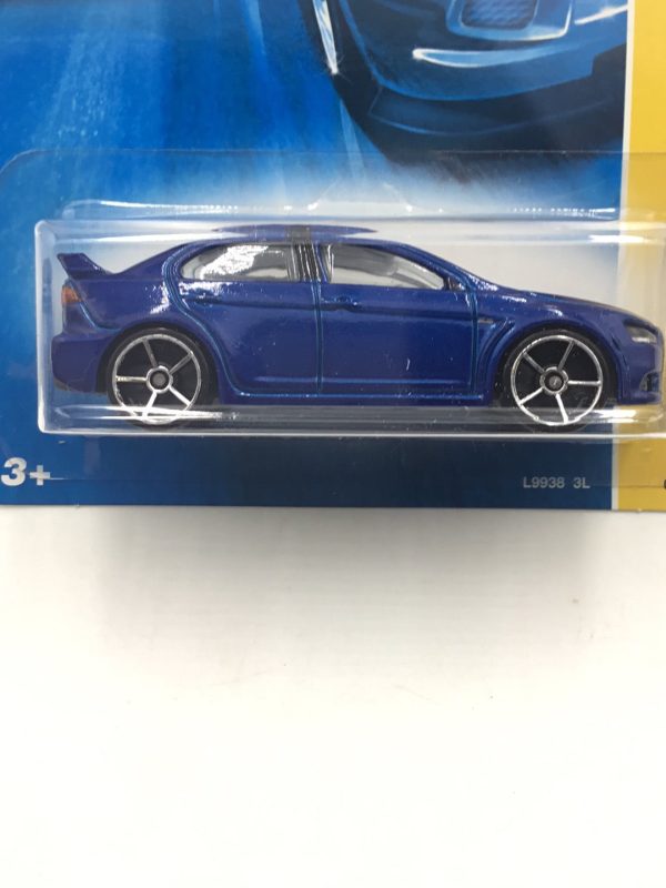 2008 Hot wheels #23 2008 Lancer Evolution Blue Discount