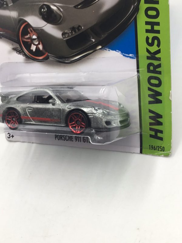 2015 Hot Wheels #196 Porsche 911 GT3 RS Zamac For Cheap