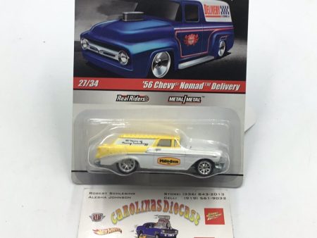 Hot wheels slick rides #27 Chevy Nomad Real Riders G3 Discount