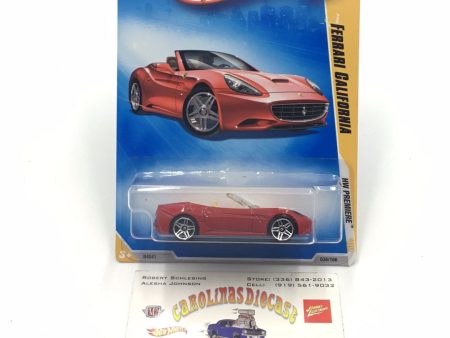 2009 Hot Wheels #38 Ferrari California Online Sale