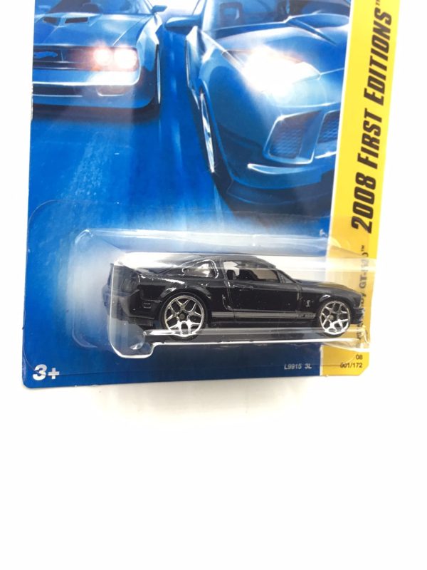 2008 Hot wheels #1 Shelby GT-500 black JJ4 Fashion