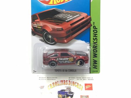 2015 hot wheels super treasure hunt Toyota AE-86 Corolla #239 with protector Supply