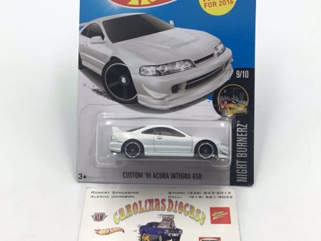 2016 hot wheels  #89 Custom 2001 Acura Integra GSR NN3 Online