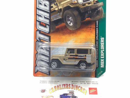 2012 matchbox #90 1968 Toyota Land Cruiser FJ40 ZZ2 Hot on Sale