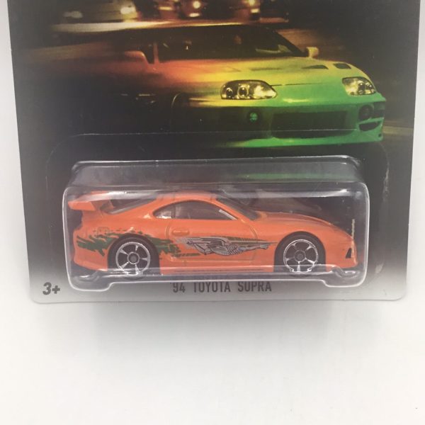 Hot wheels fast and furious 94 Toyota supra orange #1 1 8 W Protector VHTF Online Hot Sale