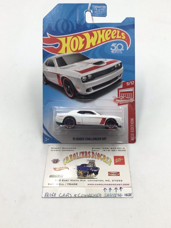 2018 Hot Wheels 2015 Dodge Challenger SRT Target Red Exclusive #9 Cheap