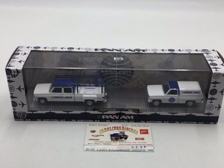 M2 Machines auto haulers Pan Am 1975 GMC Sierra Grande 15 & 1973 GMC 3500 Sierra R66 Online now