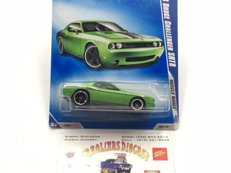 2009 Hot Wheels #86 08 dodge challenger SRT8 Green U4 Online Sale