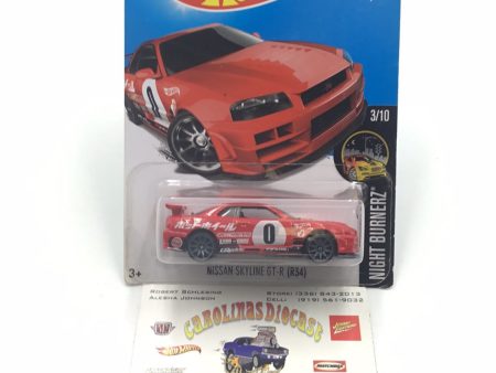 2016 hot wheels #83 Nissan Skyline GT-R Need for Speed (R34) PP1 Fashion