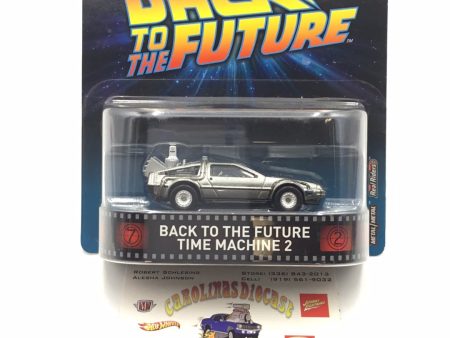 2018 hot wheels retro entertainment back to the future Time Machine 2 with protector Cheap