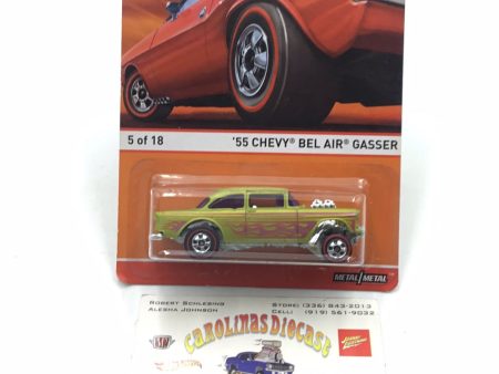 Hot wheels redline 1955 Chevy Bel Air Gasser 5 of 18 with protector For Sale