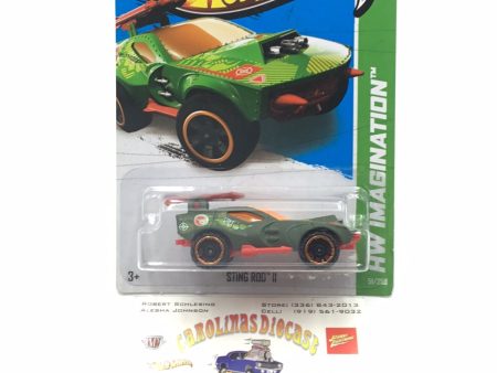 2013 Hot Wheels Imagination Sting Rod II Treasure Hunt 69H Hot on Sale