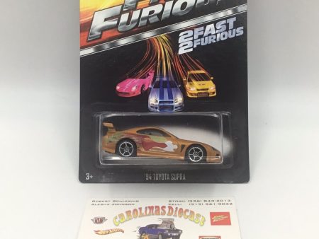 2015 Hot Wheels Fast & Furious 94 Toyota Supra 2 8 #2 Walmart exclusive For Cheap