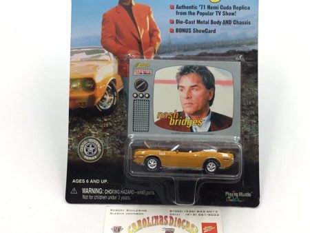 Johnny Lightning Hollywood on wheels Nash Bridges 1971 Hemi Cuda OO1 Fashion