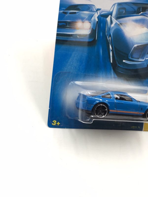 2008 Hot wheels #1 2007 Shelby GT-500 Blue MM4 Fashion