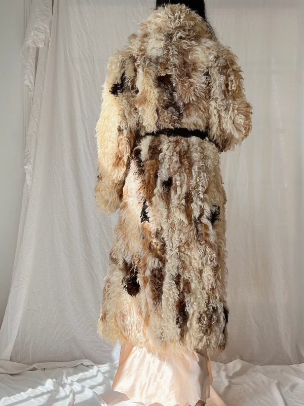 1970s Rare Sheared Curly Lamb Coat - M Supply