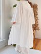 Antique Linen Graduation Robe - OSFM on Sale