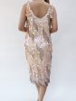 1980s Sequin Embellished Dress - S M For Sale