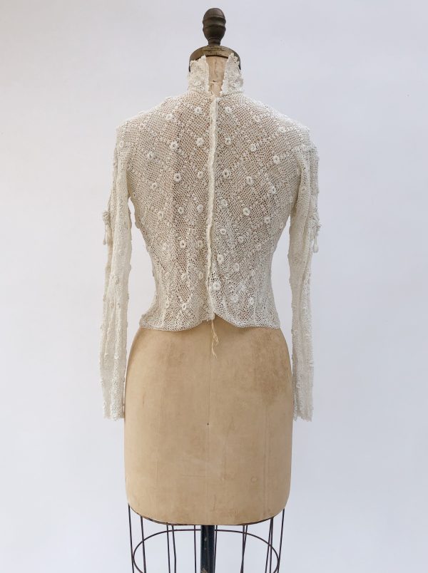 Antique Crochet Irish Lace Top - XS S Sale