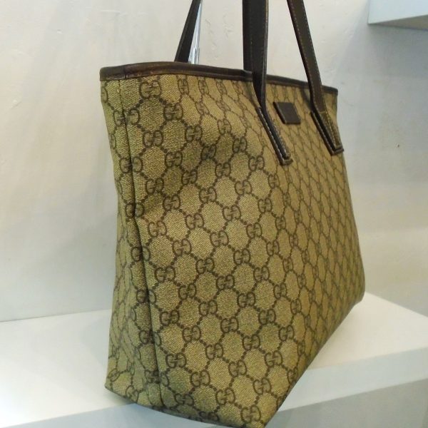 Gucci Vintage Treated Canvas Joy Tote Discount