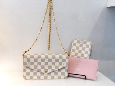 Louis Vuitton Vintage Damier Azur F`elicie Pochette Supply