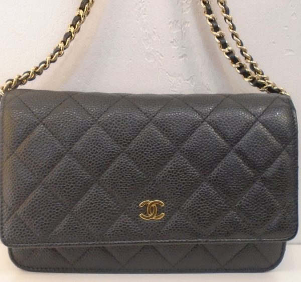 Chanel Vintage Caviar Leather WOC Online now