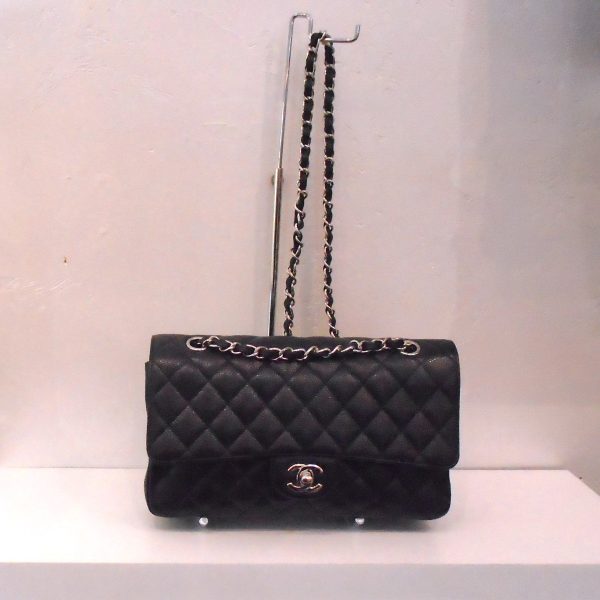 Chanel Vintage Black Medium Double Flap Cheap