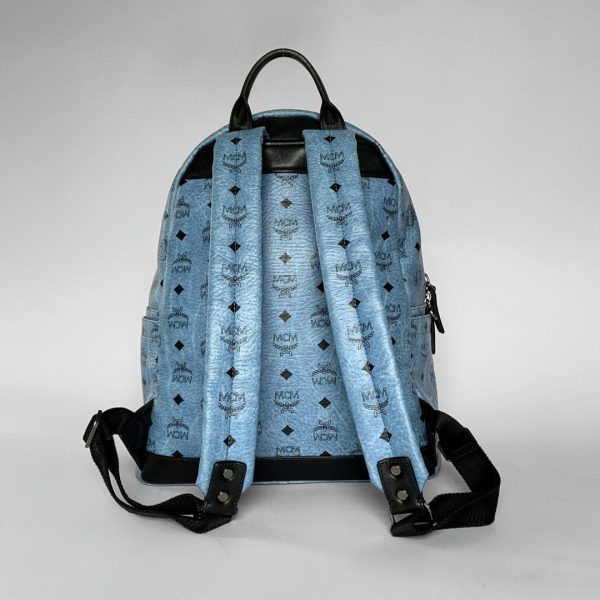 MCM Stark Studded Backpack Coated Canvas Cheap