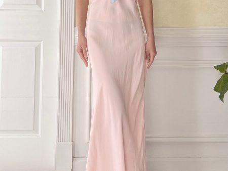 1930s Pink Rayon Slip Gown - S For Discount