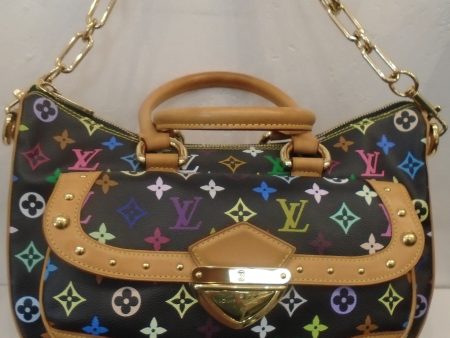 Louis Vuitton Vintage Monogram Black Multicolor Rita For Sale