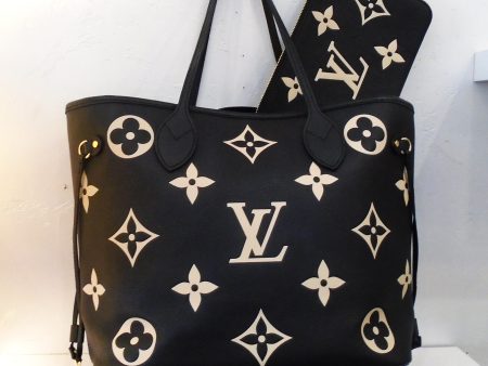 Louis Vuitton Vintage Bicolor Empreinte Leather Neverfull MM For Sale