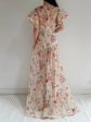 1930s Organza Floral Dress - S M For Discount