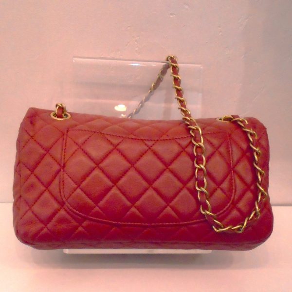 Chanel Vintage Charm Lambskin Single Flap Discount