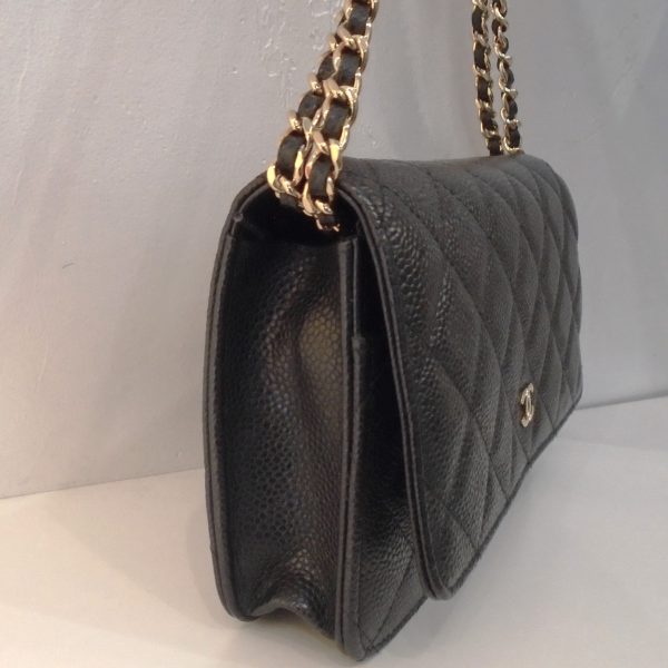 Chanel Vintage Caviar Leather WOC Online now