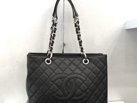 Chanel Vintage Black Caviar Leather GST Fashion