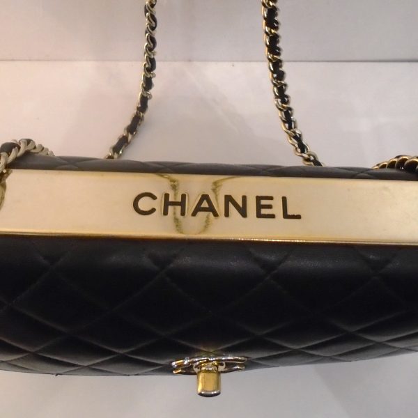 Chanel Vintage Black Lambskin WOC Cheap