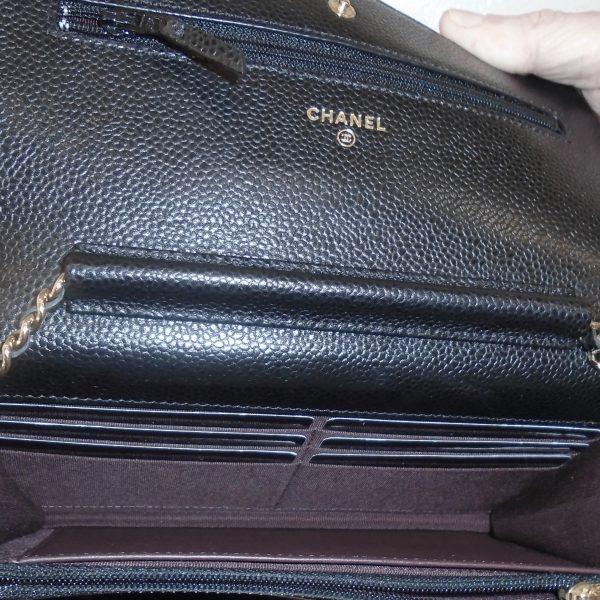 Chanel Vintage Caviar Leather WOC Online now