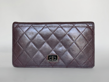 Chanel 2.55 Long Wallet Lambskin Leather Hot on Sale