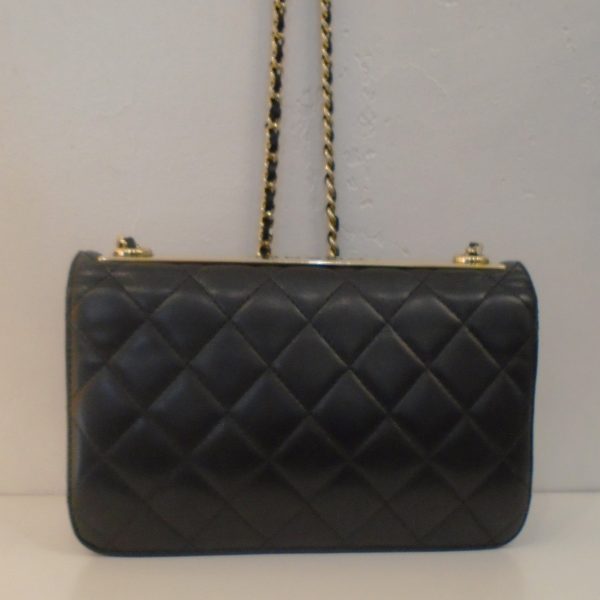 Chanel Vintage Black Lambskin WOC Cheap