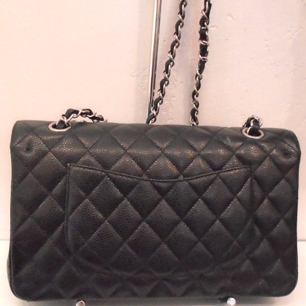 Chanel Vintage Black Medium Double Flap Cheap