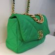 Chanel Vintage 19 Green Lambskin Online Hot Sale