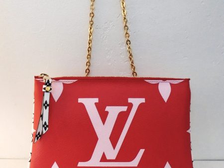 Louis Vuitton Vintage Reverse Pochette Double Zip Sale