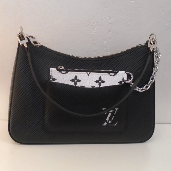 Louis Vuitton Vintage Black And White Epi Marelle Discount