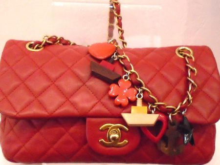 Chanel Vintage Charm Lambskin Single Flap Discount