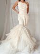 Vintage Vera Wang Dress with Asymmetrical Bodice - M Fashion