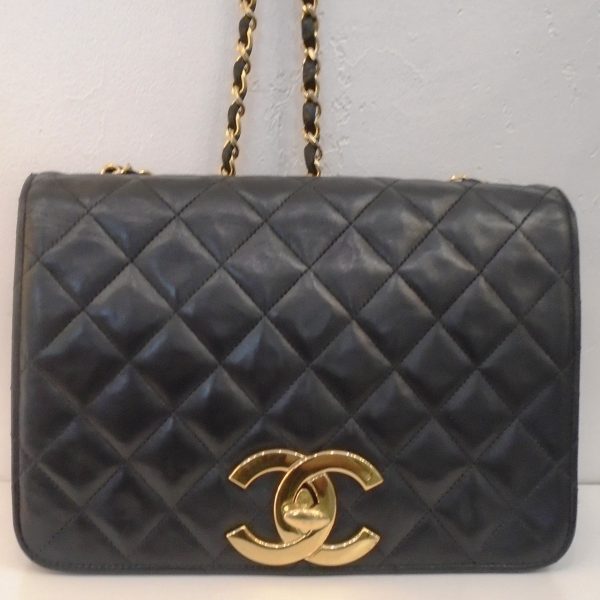 Chanel Vintage Two Way Flap Bag For Cheap