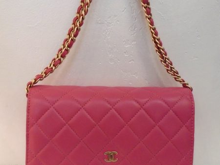 Chanel Vintage Pink Matte Lambskin WOC Cheap