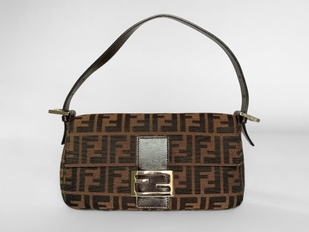 Fendi Baguette Zucca Canvas Supply