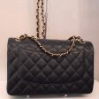 Chanel Vintage Jumbo Black Caviar Double Flap Online