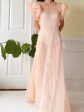 1930s Peach Organdy Dress - XS Online Hot Sale